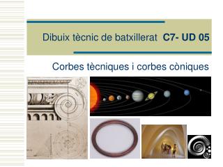 Dibuix tècnic de batxillerat C7- UD 05