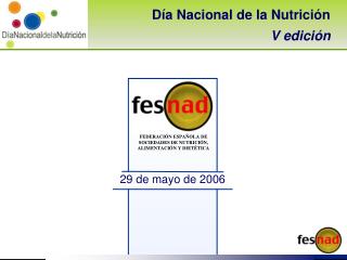 Día Nacional de la Nutrición V edición