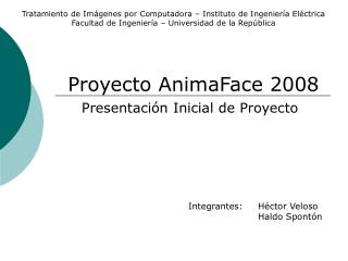Proyecto AnimaFace 2008