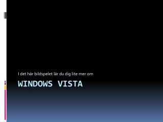 Windows Vista