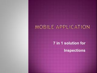 Mobile Application