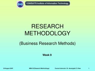 RESEARCH METHODOLOGY