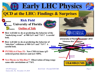 Early LHC Physics