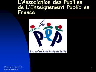 L’Association des Pupilles de L’Enseignement Public en France