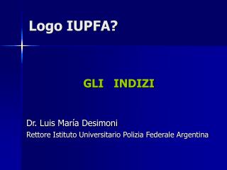 Logo IUPFA?
