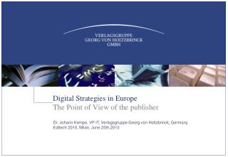 Digital Strategies in Europe
