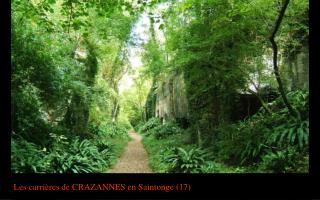 Les carrières de CRAZANNES en Saintonge (17)