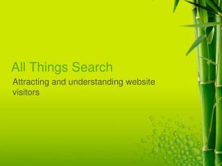 All Things Search