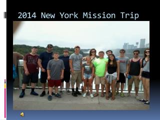 2014 New York Mission Trip