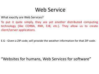 Web Service