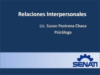 Relaciones Interpersonales