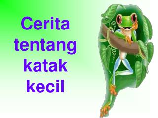 Cerita tentang katak kecil