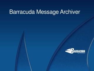 Barracuda Message Archiver