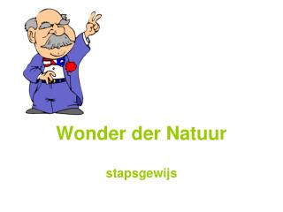 Wonder der Natuur stapsgewijs