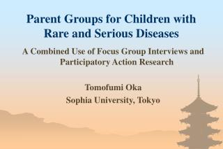 Parent Groups for Children with Rare and Serious Diseases