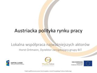 Austriacka polityka rynku pracy