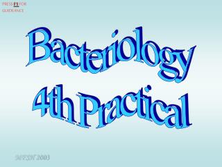 Bacteriology 4th Practical