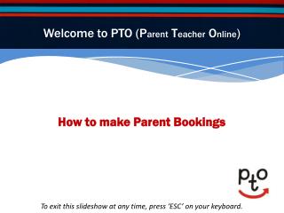 How to make Parent Bookings