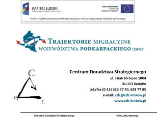 Centrum Doradztwa Strategicznego ul. Szlak 65 biuro 1004 31-153 Kraków