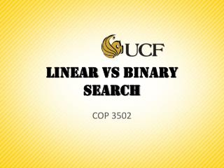 Linear vs Binary Search