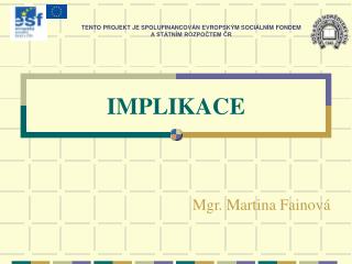 IMPLIKACE