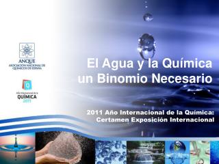 El Agua y la Química un Binomio Necesario