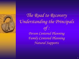 Person and Family Centered Planning