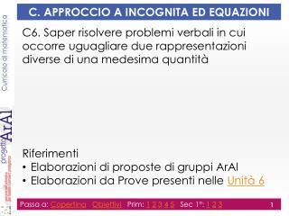 Curricolo di matematica