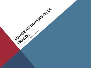 Voyage au travers de la France