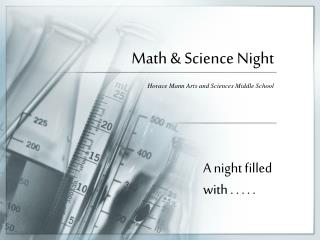 Math &amp; Science Night