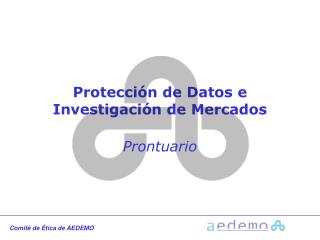 Protección de Datos e Investigación de Mercados