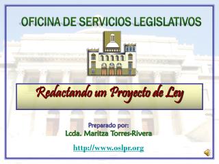 Redactando un Proyecto de Ley