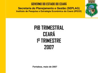 GOVERNO DO ESTADO DO CEARÁ