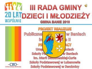 III RADA GMINY DZIECI I MŁODZIEŻY