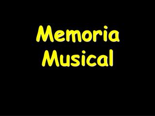 Memoria Musical