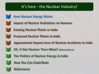 It’s here - the Nuclear Industry!