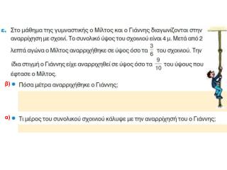 Γιάννης: αναρριχήθηκε στα 9/10 του ύψους του Μίλτου.