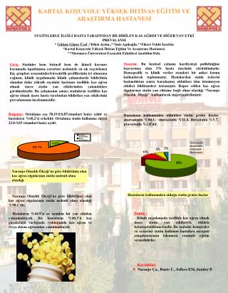 KARTAL KOŞUYOLU YÜKSEK İHTİSAS EĞİTİM VE ARAŞTIRMA HASTANESİ