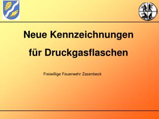 Neue Kennzeichnungen für Druckgasflaschen