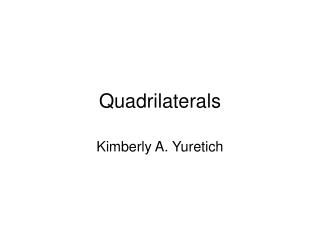 Quadrilaterals