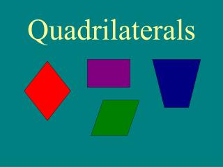 Quadrilaterals