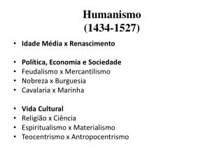 Humanismo (1434-1527)