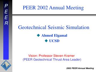 Geotechnical Seismic Simulation