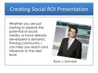 Creating Social ROI Presentation