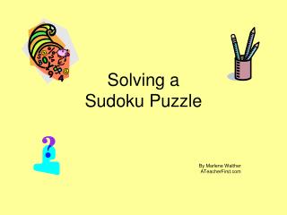 Solving a Sudoku Puzzle