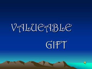 VALUEABLE