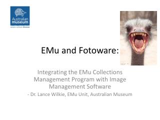 EMu and Fotoware: