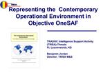 Representing the Contemporary Operational Environment in Objective OneSAF