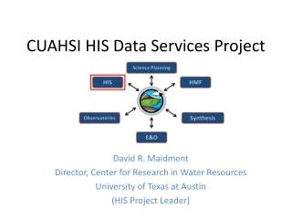 CUAHSI HIS Data Services Project