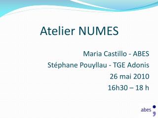 Atelier NUMES